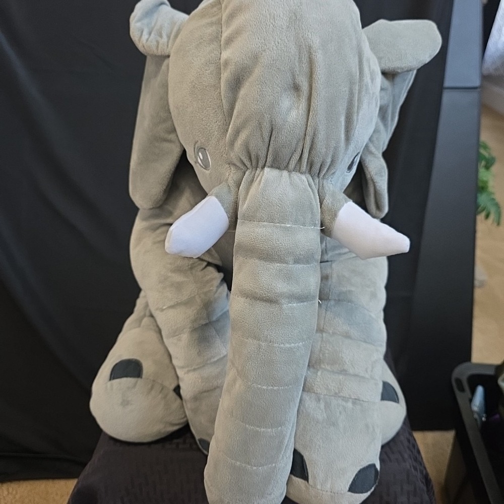 Large Grey Elephant Plush 20" Toreba
